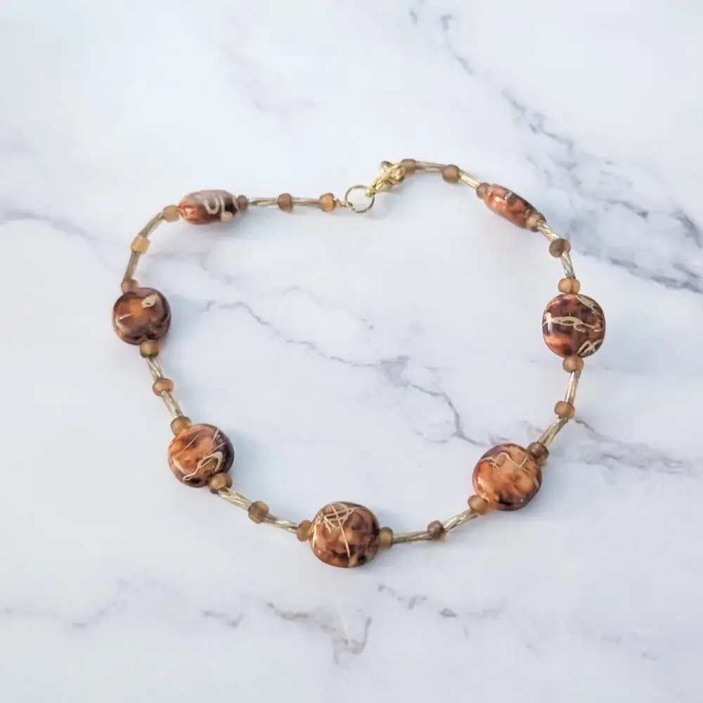 Vintage Anklet or Large Bracelet - 10.5